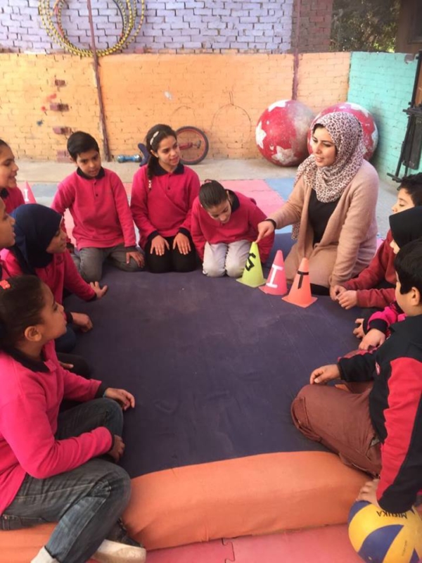 Aya Mahmoud – The First Teacher in Egypt to Begin Implementing Reading on the Pitch in English!!!