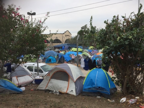 Matamoros Encampment on the US/Mexico Border