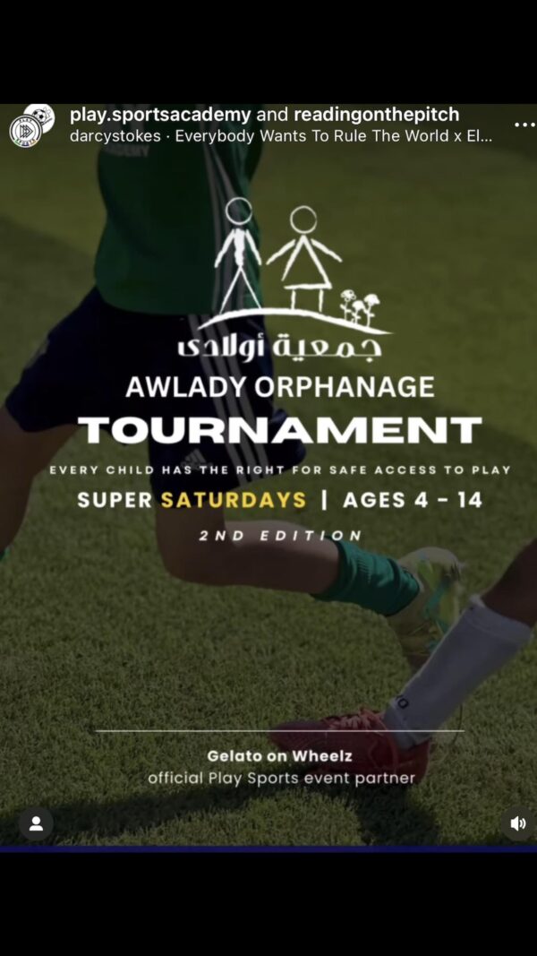 Nutrition and Play – Second Fundraiser Tournament with Awlady Orphanage and Play Soccer Academy